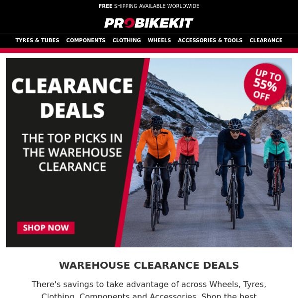 Warehouse Clearance Deals