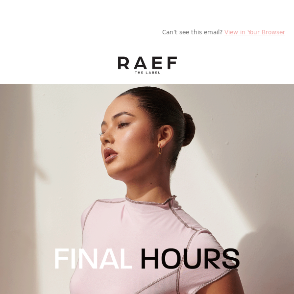 30% OFF ⏰ FINAL HOURS