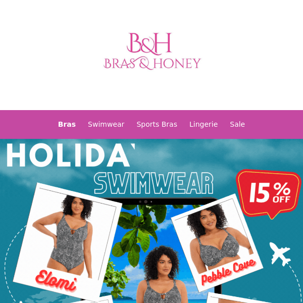❤️ 15% OFF Selected Bras and Swimwear 🌴 Just Landed ✈️ 😍 Get Summer  Ready! - Bras & Honey