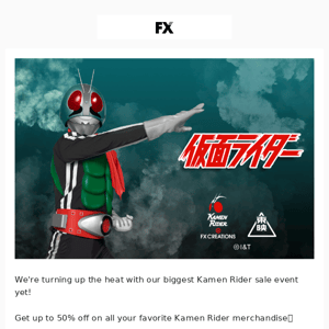 Incredible Savings on Kamen Rider Merch🔥