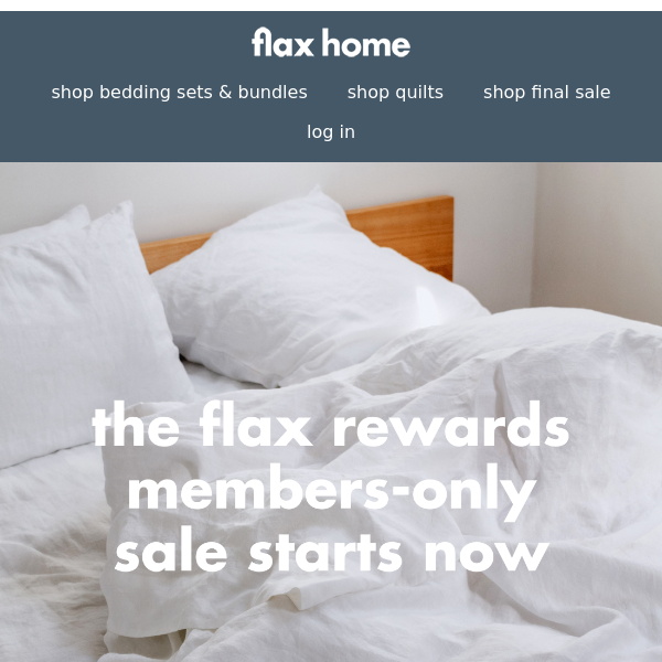 The Flax Rewards Members-Only Sale Starts Now