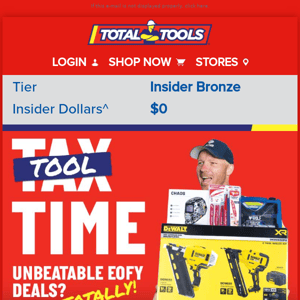 Total Tools, Don't miss out on Total Tools Tax Time Offers 🎉 Check out unbeatable deals 🛠️