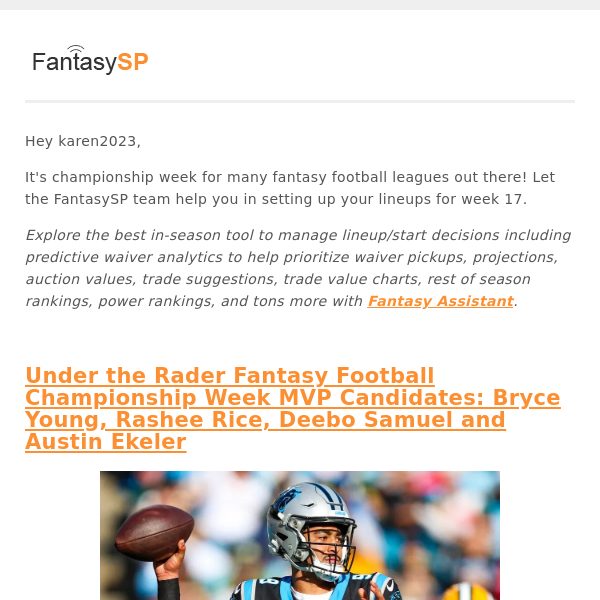 Week 17 Fantasy Football News and Analysis