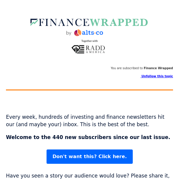 Finance Wrapped - Your curated investing content