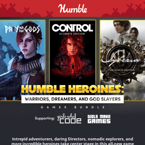 Don't miss this Humble Heroines game bundle!