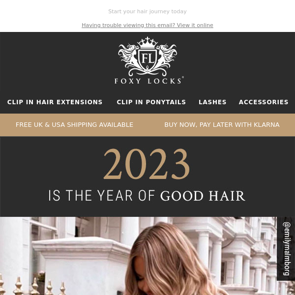 Didn't you hear? 2023 is the year of good hair!
