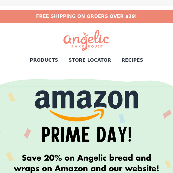 Save 20% on Prime Day with Angelic! 🎉