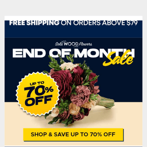 Flowers on Sale For Crafty Brides 😉