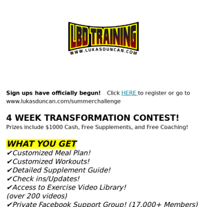 ❗SUMMER TRANSFORMATION CONTEST