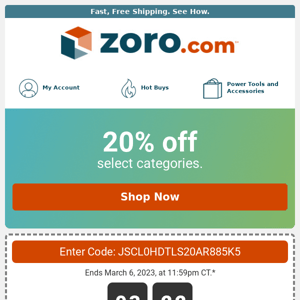 Check Out This 20% Coupon!