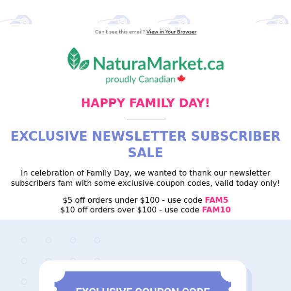 Celebrate Family Day 👨‍👩‍👦 by Saving on Your Favourite Healthy Foods