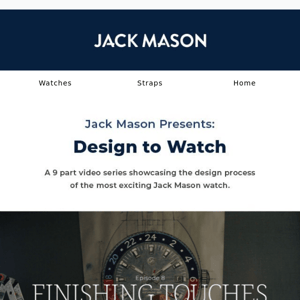 Design to Watch: Finishing Touches Episode 8 is live!