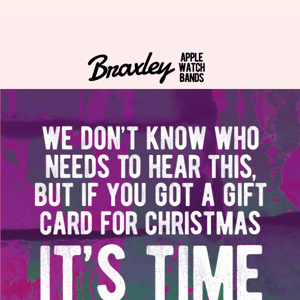 Open this if you got a gift card for the holidays! 🕺🎁