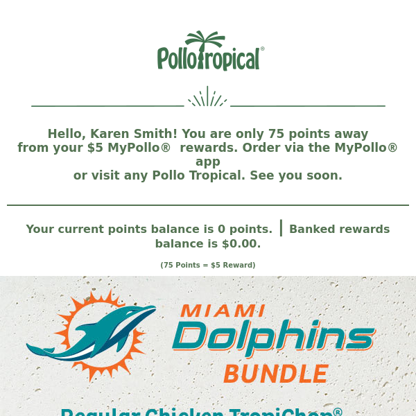 Score Double Points on Dolphins Bundles