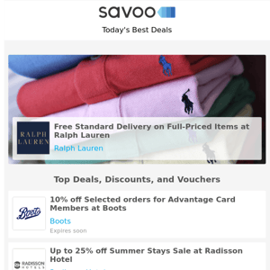 Savoo's Thursday treats | Grab a bargain with Boots, Radley, booking.com, Homebase, Hexclad and more!