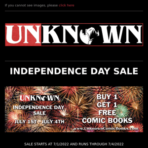 LAST DAY! INDEPENDENCE DAY SALE HAPPENING NOW