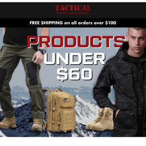 Affordable tactical gear that won't empty your wallet➡️