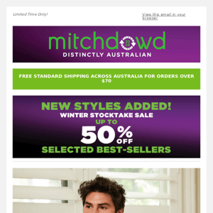 Mitch's Stocktake Sale // Up To 50% Off Best Sellers!