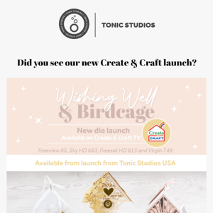 ☁️Don't miss out Tonic Studios USA!