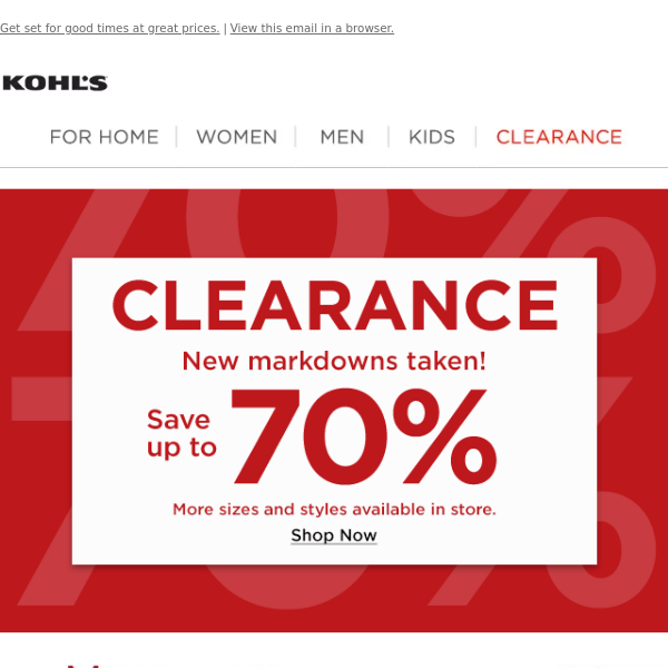 Shop EPIC DEALS for HUGE savings! - Kohls