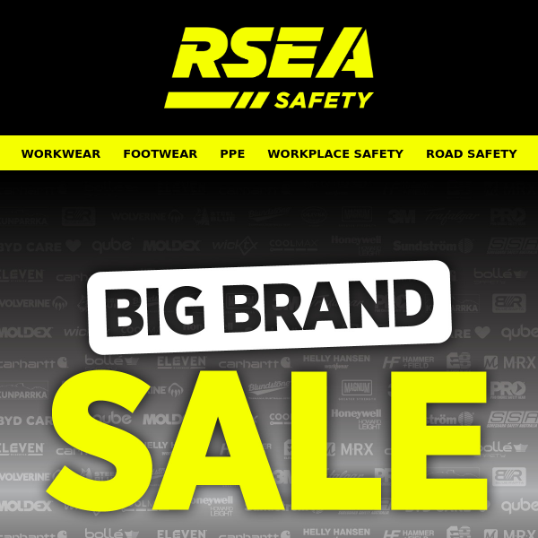 RSEA Safety 'Big Brand' SALE