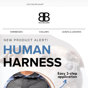 Introducing our HUMAN HARNESS 🐕‍🦺