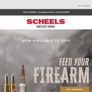 Now Available to Ship: Ammo