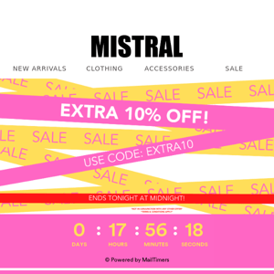 Extra 10% Off Sale Lines!