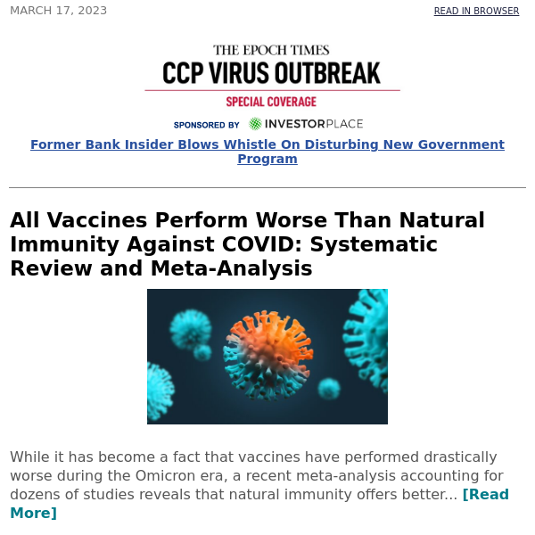 All Vaccines Perform Worse Than Natural Immunity Against COVID: Systematic Review and Meta-Analysis