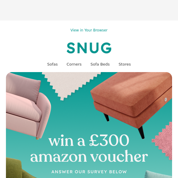 There’s still time! WIN a £300 Amazon Voucher 💸
