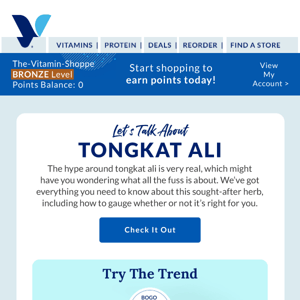 Let's talk about tongkat ali