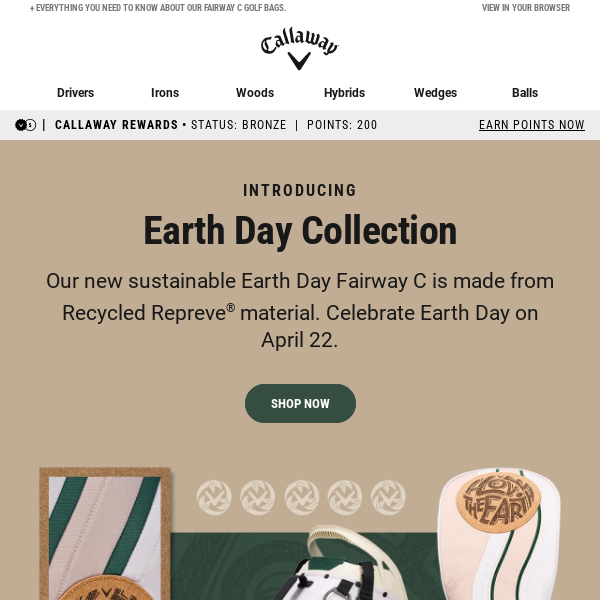 Introducing Earth Day Collection Bags - Made from Sustainable Repreve® Material.