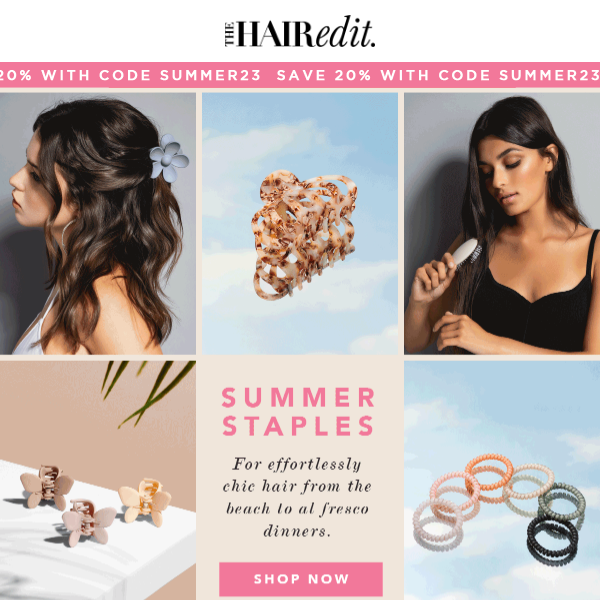 Summer Staples for Effortlessly Chic Hair