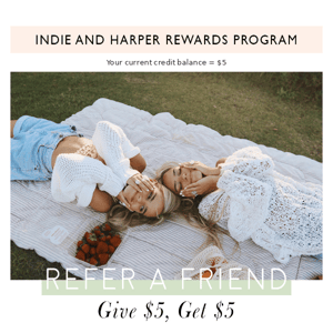 Refer a Friend 👯‍♀️ Give $5, Get $5
