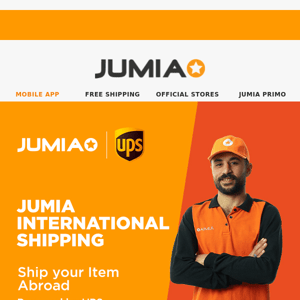 Want To Ship Your Items Abroad? ✈️ Jumia And UPS Got You Covered 📦