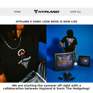 HYPLAND x Sonic The Hedgehog LOOKBOOK IS LIVE!