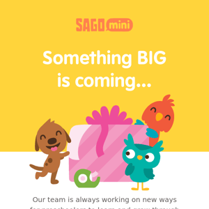 Big changes are coming soon - keep an eye on your inbox for updates! 👀