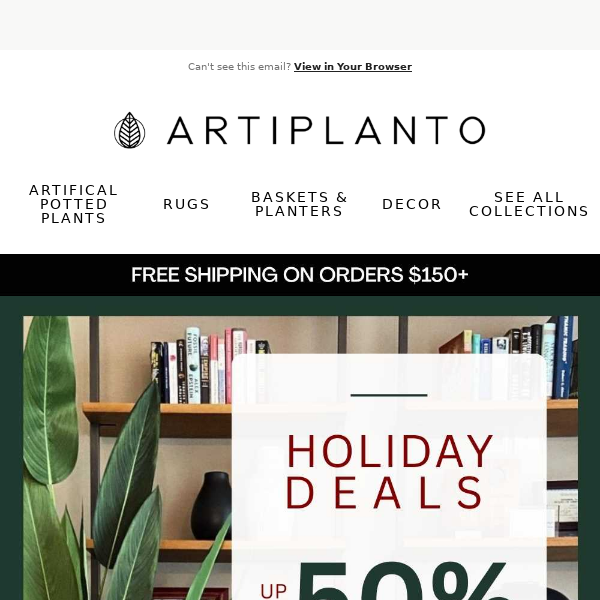 🎄Holiday SALE On Now Artiplanto