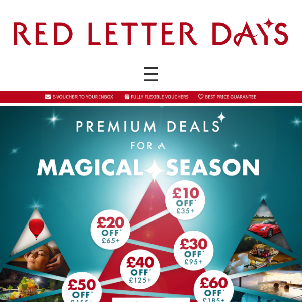 Enjoy £60 off this magical season