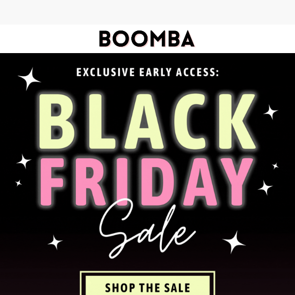 👋 You've unlocked early access to our Black Friday deals!