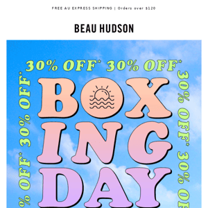 30% OFF Starts NOW💥Boxing Day Sale🚀