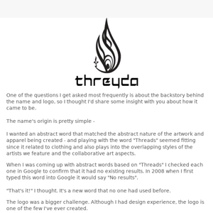 The story behind the Threyda name and logo