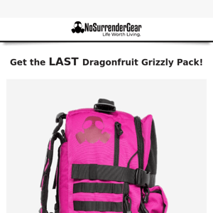 🐝 Final Chance at the Dragonfruit Grizzly Pack 🐝