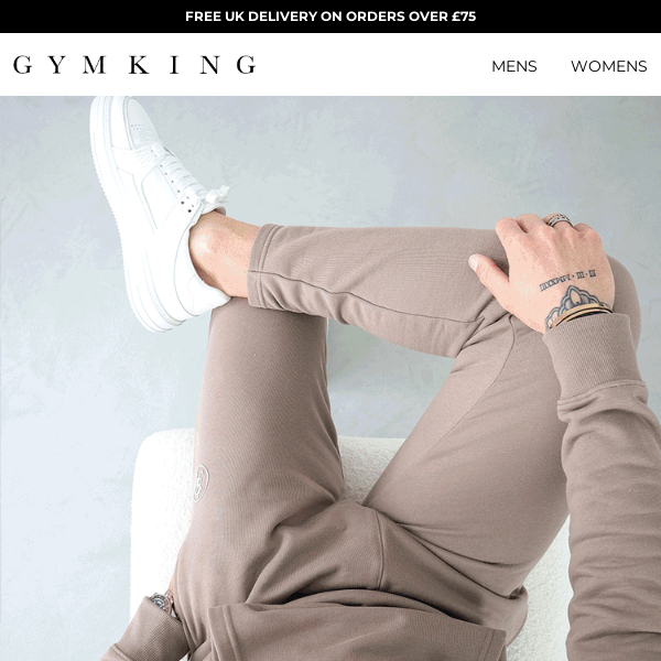 Gym King Fundamental Fleece Jogger - Grey Marl – GYM KING