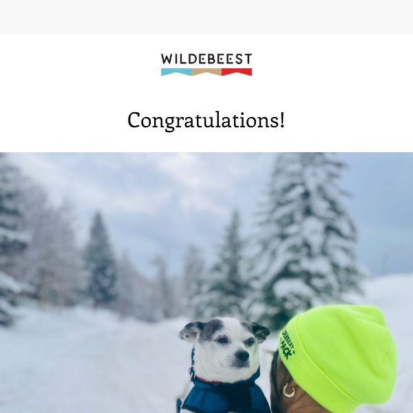 📣 Winter Adventure Giveaway Winners