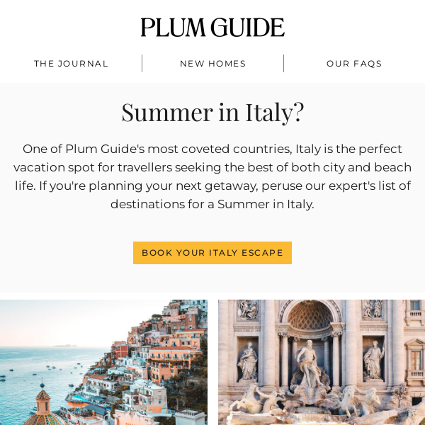 Summer in Italy?