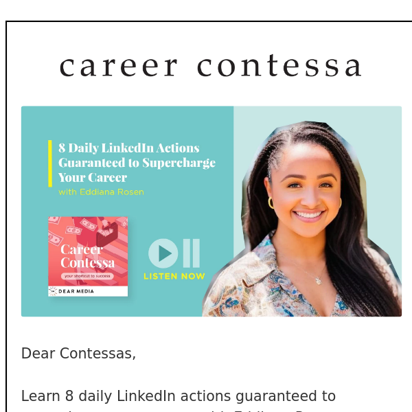 🎧 8 Daily LinkedIn Actions Guaranteed to Supercharge Your Career