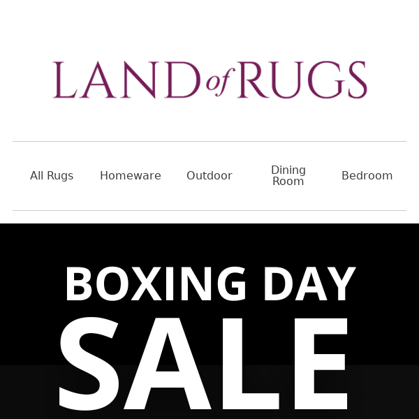 Land of Rugs UK, Boxing Day Is Here! 🏷️🎁🏷️