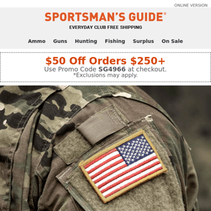 Up to 30% Off >> U.S. Military Gear & More