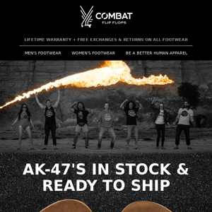 💥  The AK-47's by Combat Flip Flops  🔥 🔥 🔥